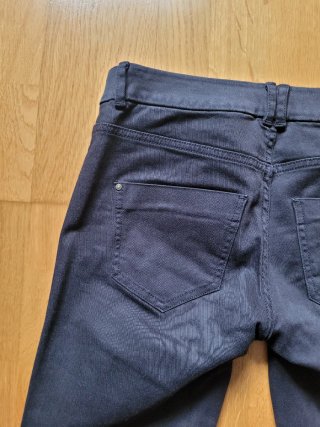 Vaqueros Zara Negro Mujer