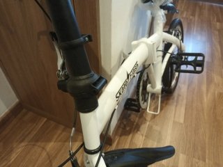 Bicicleta Plegable SkateFlash Blanca