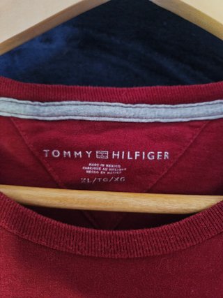 Camiseta Tommy Hilfiger Roja Talla XL