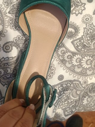 Zapatos de fiesta verdes talla 39