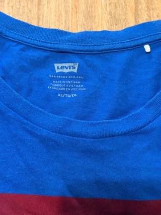 Maglia Levi's Blu e Rossa