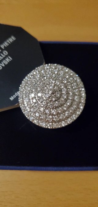Anello Swarovski Cristalli Bella Swan