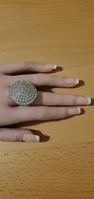Anello Swarovski Cristalli Bella Swan