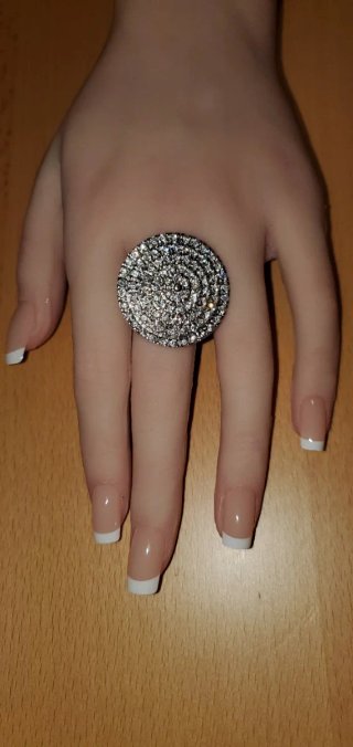 Anello Swarovski Cristalli Bella Swan
