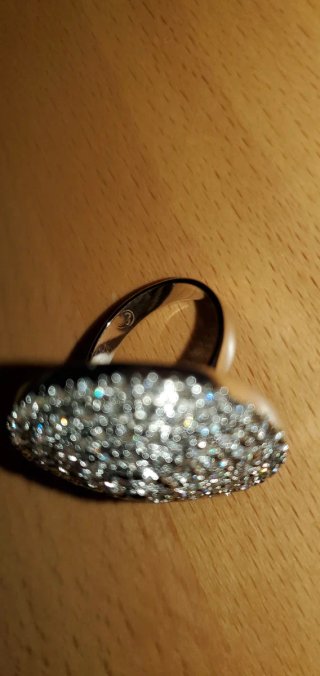 Anello Swarovski Cristalli Bella Swan
