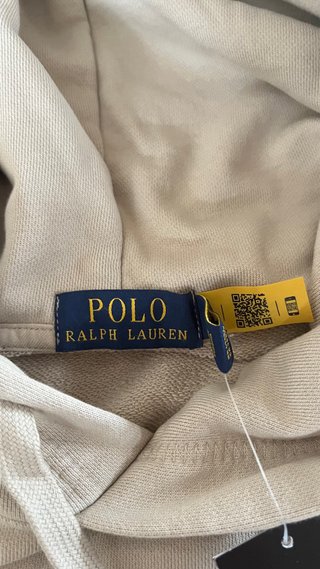 Sudadera Polo Ralph Lauren Hombre Beige Nueva