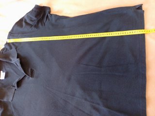 Lote 3 polos Valento hombre negros
