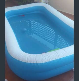 Piscina Desmontable Azul y Blanca