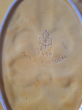 Plato decorativo cerámica portuguesa
