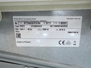 Secadora Bosch 7kg Condensación Resistencia