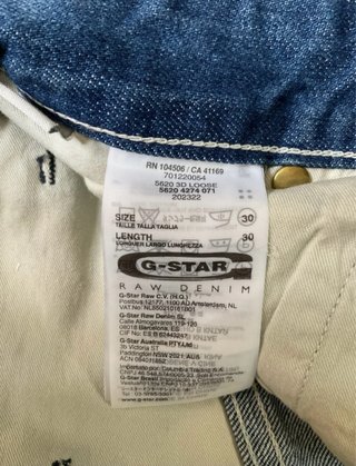 Bermuda vaquera de hombre de G-Star Raw (W30)