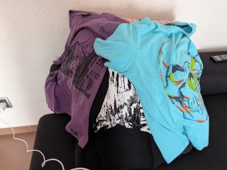 3 Camisetas Gráficas Talla 12 años
