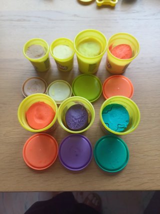 Lote Play-Doh con moldes y extrusora