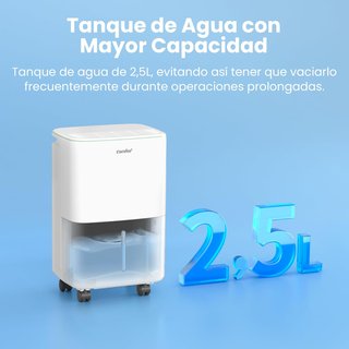 Deshumidificador silencioso COMFEE de 10 litros