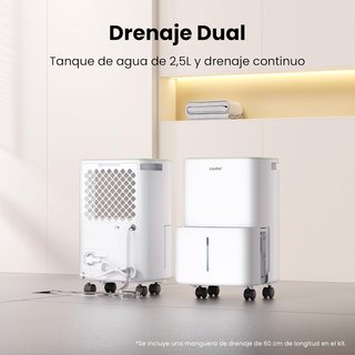 Deshumidificador silencioso COMFEE de 10 litros