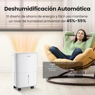 Deshumidificador silencioso COMFEE de 10 litros