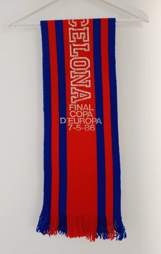 Bufanda BARÇA Sevilla'86 FINAL Copa d'Europa FCB