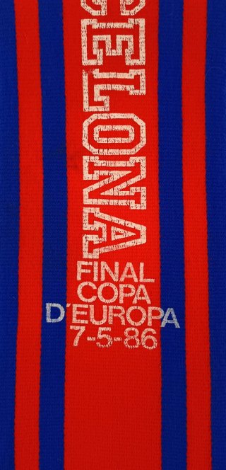 Bufanda BARÇA Sevilla'86 FINAL Copa d'Europa FCB