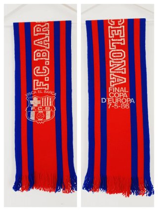 Bufanda BARÇA Sevilla'86 FINAL Copa d'Europa FCB