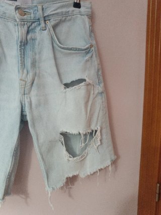 Pantalón corto vaquero Bershka T.38