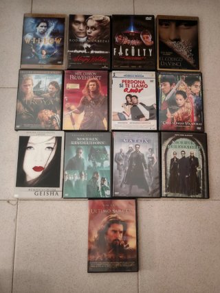Pack 12 Películas DVD Acción/Aventura/Ciencia Ficc