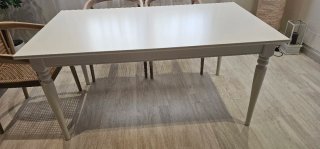 Mesa extensible IKEA ROSENTORP blanca
