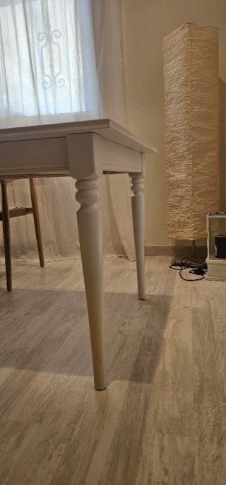 Mesa extensible IKEA ROSENTORP blanca