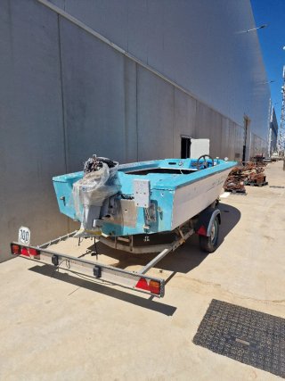 Barco Searay con remolque