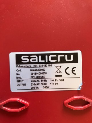 SAI Salicru SPS One 700VA (No enciende)