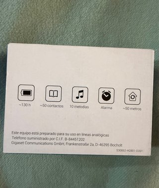 Teléfono Inalámbrico Gigaset A116 Negro