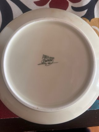 Vajilla Vintage porcelana Beige y Marrón
