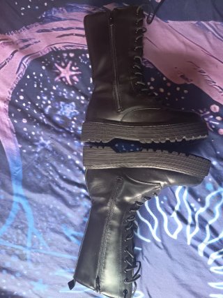 Botines Plataforma Chika 10 Negros