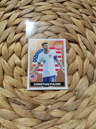 Cromo Panini Christian Pulisic Extra Mundial 2026