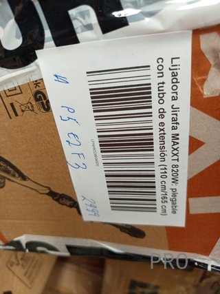 Jirafa MAXXT 820W: plegable lijadora.
