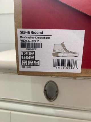 Zapatillas Vans Sk8-Hi Beige Talla: 44
