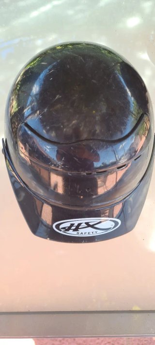 Cascos Moto Vintage Negro