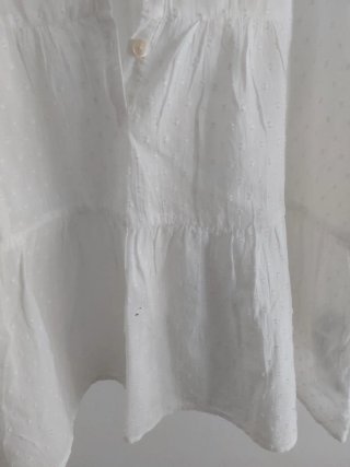 Blusa Cortefiel plumeti blanca