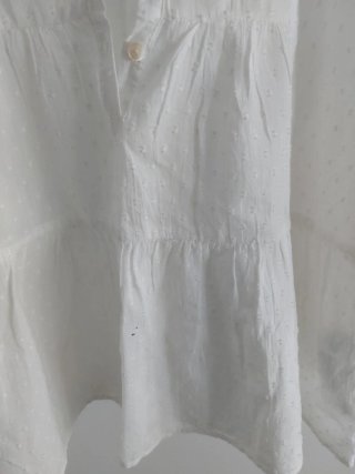 Blusa Cortefiel plumeti blanca