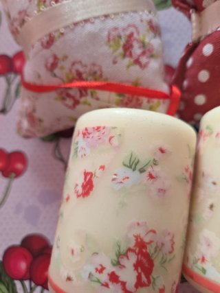 Set 2 candele e 2 sacchetti profumati