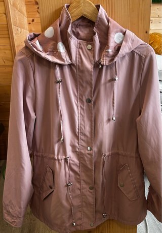 Parka rosa señora