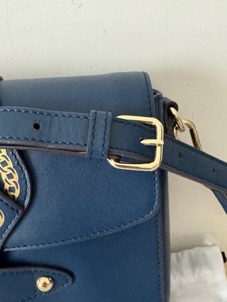 Love Moschino Borsa Tracolla Blu/oro - Nuova