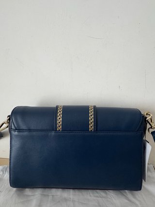 Love Moschino Borsa Tracolla Blu/oro - Nuova