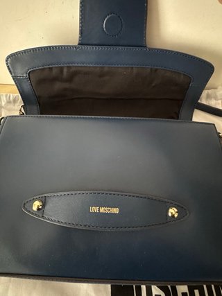 Love Moschino Borsa Tracolla Blu/oro - Nuova