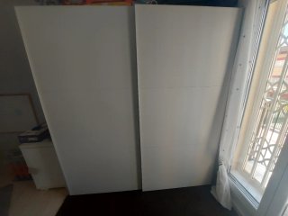 Armario blanco 180x200x60 cm