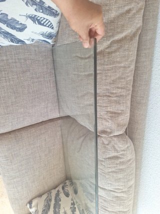 Cristal para mesa de centro 1,10 x 65 5 mm
