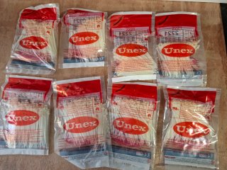 25 paquetes Bridas Unex y Thorsman Schneider