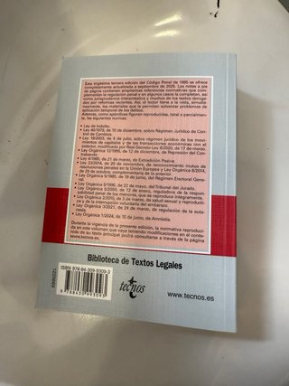 Código Penal Ley Orgánica 10/1995, de 23 de nov...