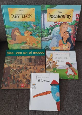 Lote 5 libros Literatura Infantil