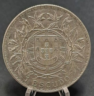 Un Escudo plata 1916 Portugal