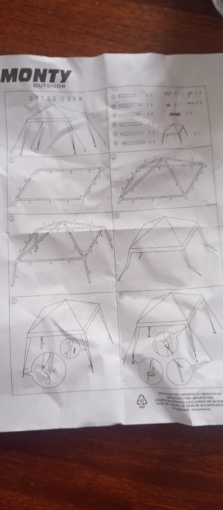 Carpa Cenador Blanca - 40€ ,unid, 3x3